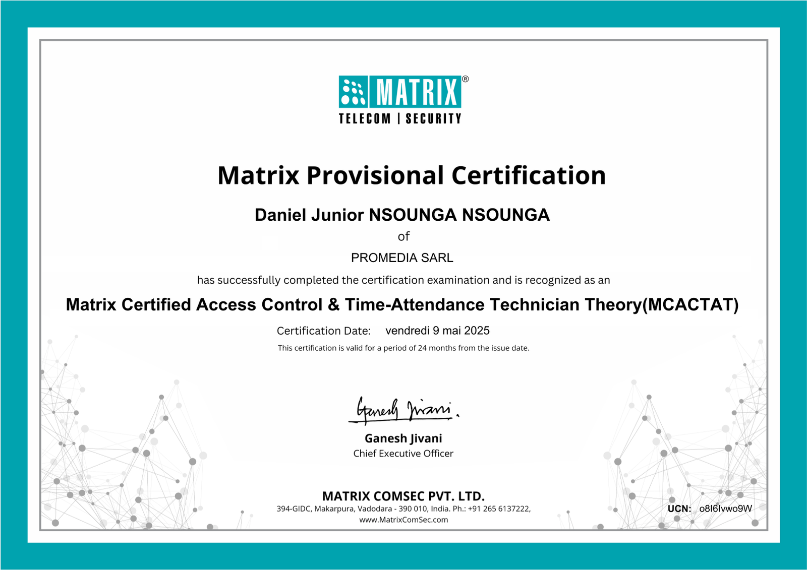 Certification Réseaux